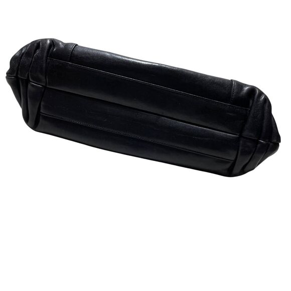 Oroton Leather Handbag Vintage Classic Minor Wear on Brass and Lining See Pics - Picture 9 of 10